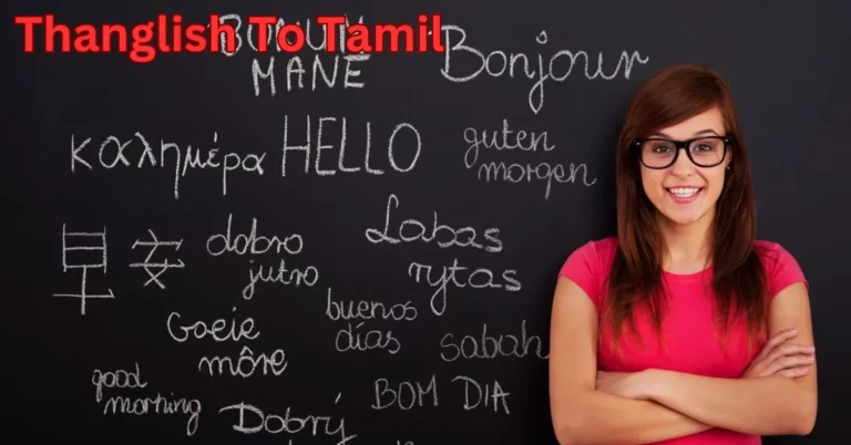 a person standing in front of a blackboard with white text