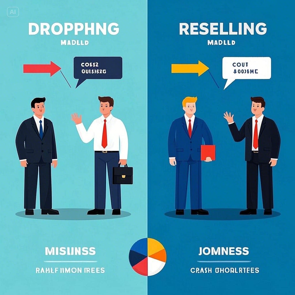 Dropshipping vs. Reseller: Mana Model Bisnis yang Lebih Menguntungkan?